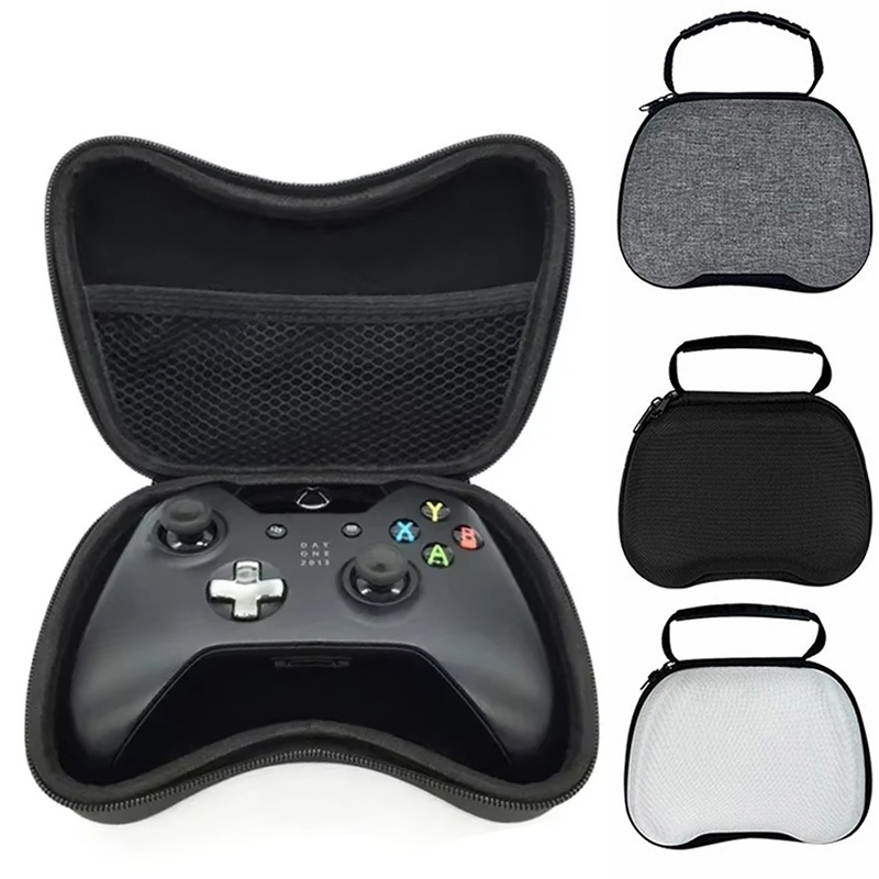Gaming Console Bag - กระเป๋าใส่เครื่องเล่นเกมแบบพกพา กล่องป้องกันแบบย้อนยุค พร้อมกระเป๋าตาข่ายสำหรับจัดเก็บและพกพา PS5 PS4 Xbox