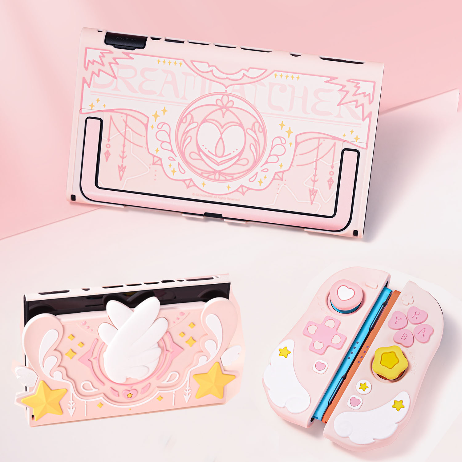 Gaming Console Nintendo Switch 2 - แท่นชาร์จซิลิโคนพร้อมเคสป้องกันสำหรับ Nintendo Switch 2 พร้อมปลอกจับนุ่มและฝาครอบปุ่มอนาล็อก