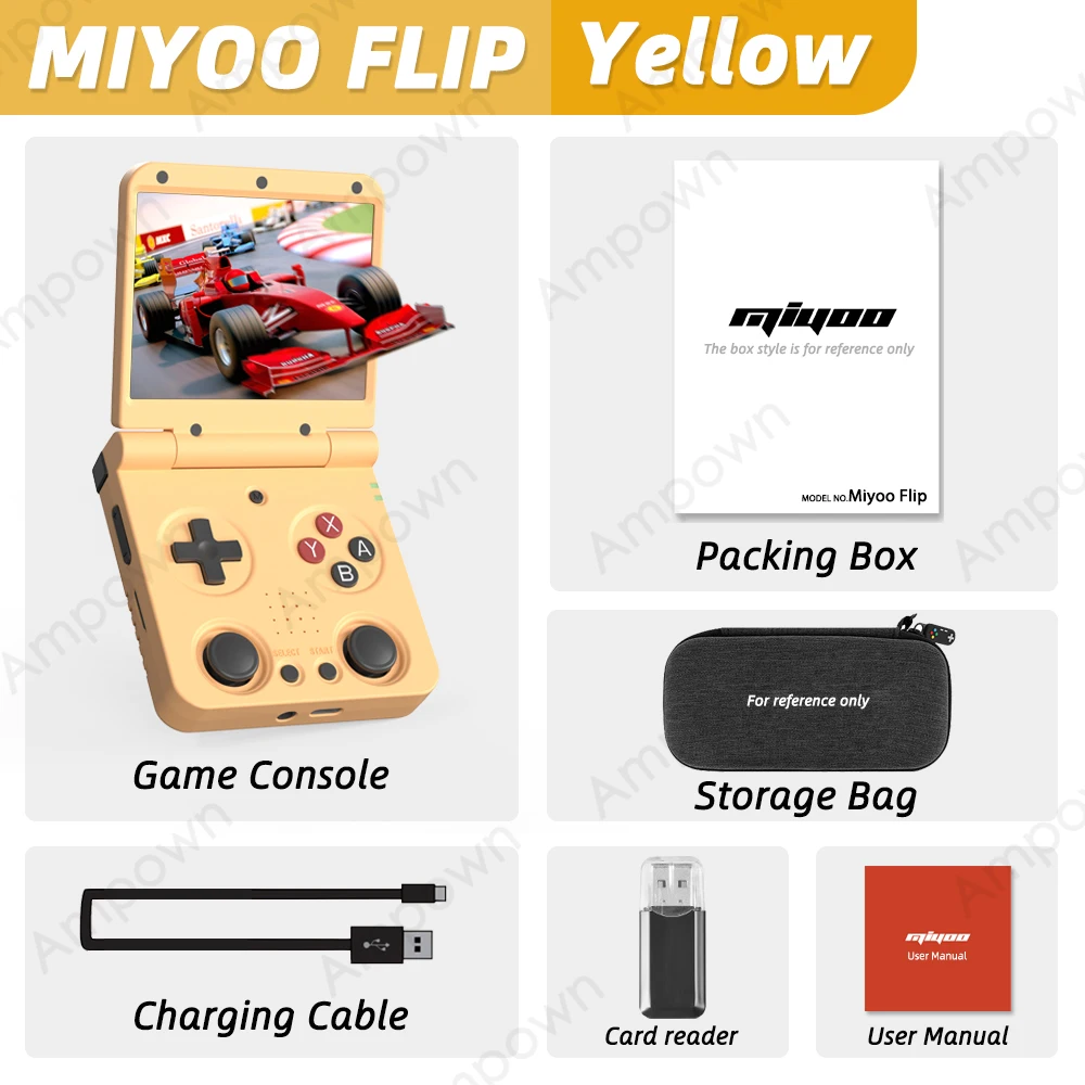 Gaming Console Os - เครื่องเล่นเกมพกพา MIYOO FLIP V2 ระบบ Linux