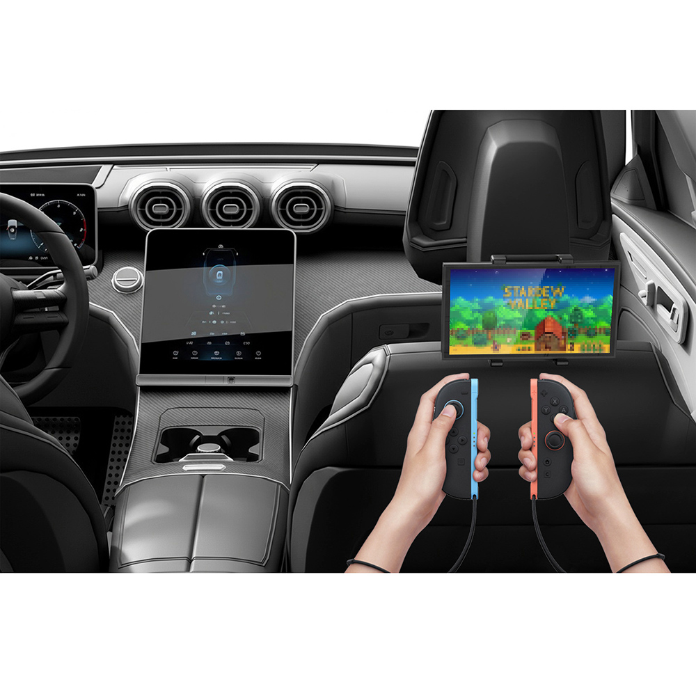 Gaming Console Nintendo Switch 2 - ขาตั้งคอนโซลแบบพกพาสำหรับรถยนต์ ใช้ได้กับ Switch 2/Switch/OLED, ขายึดปรับระดับได้ รุ่น