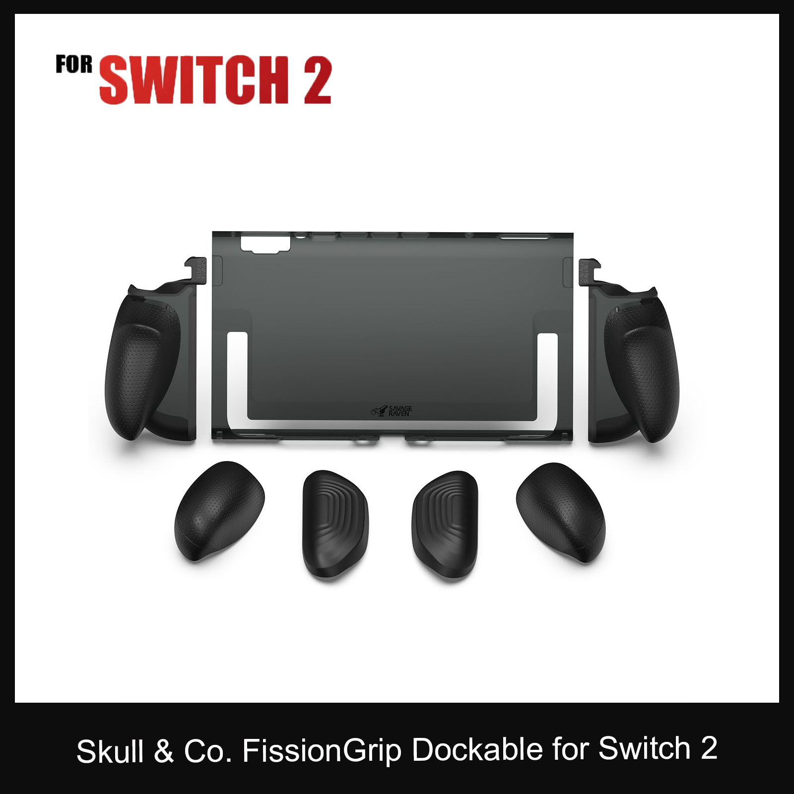 Gaming Console Nintendo Switch 2 - เคสป้องกัน Savage Raven โดย Skull &