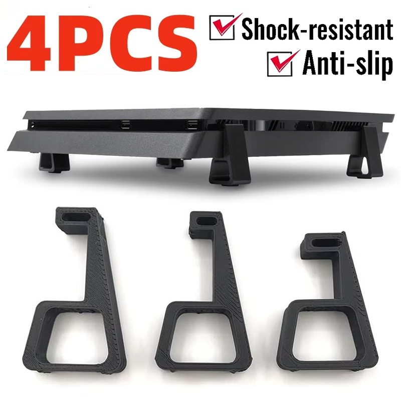 Gaming Console Monitor - ขาตั้งระบายความร้อนแนวนอน 4 ชิ้น สำหรับ PS4/Pro/Slim คอนโซล