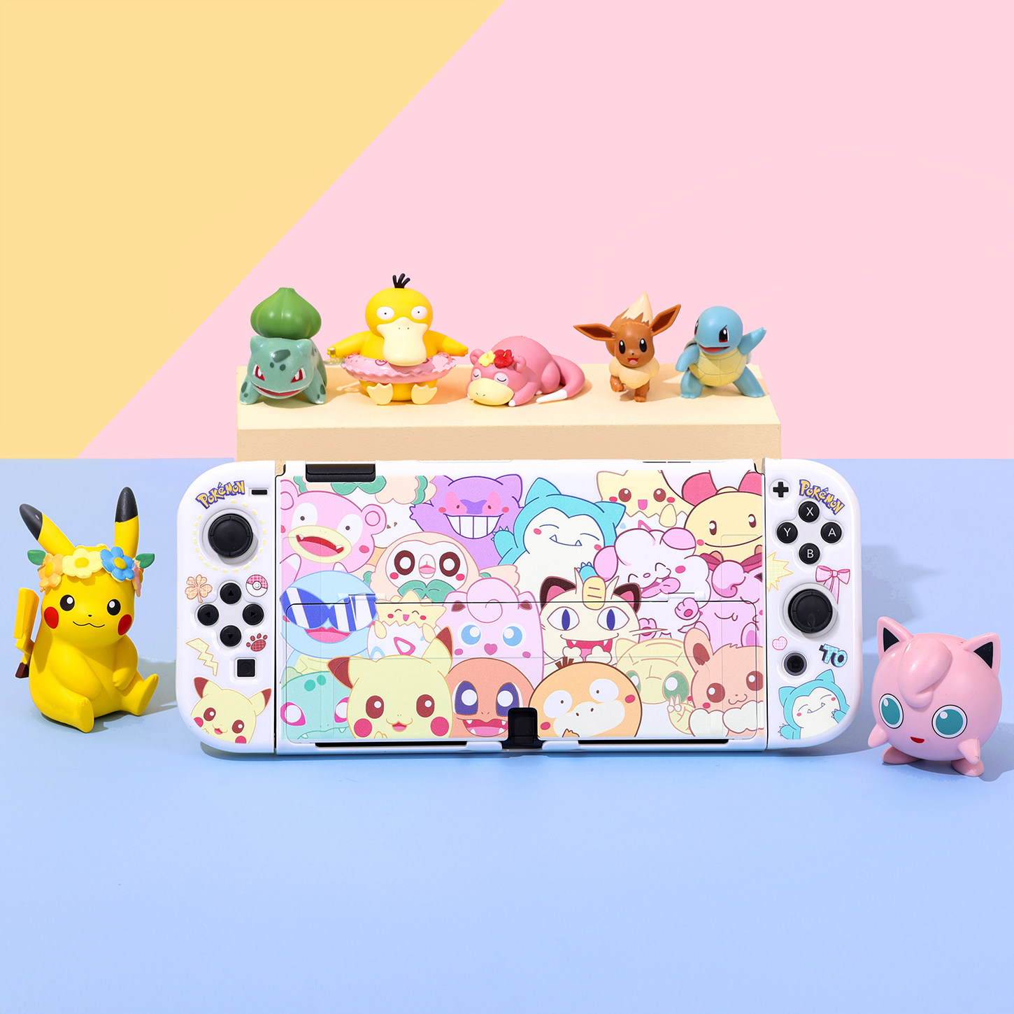 Gaming Console Nintendo Switch 2 - เคสการ์ตูนแบบแยกส่วนสำหรับ Nintendo Switch 2/OLED น่ารัก ป้องกันแรงกระแทก