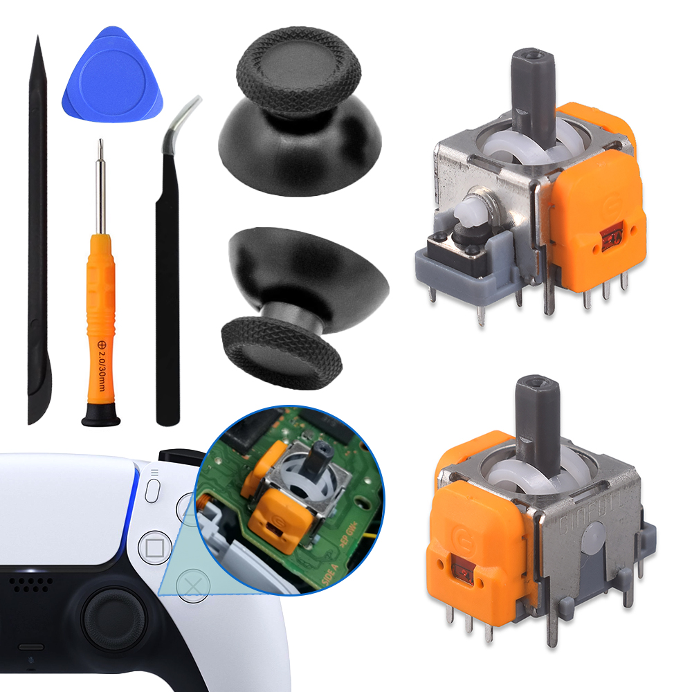 Sony Controller Dualsense - จอยสติ๊กเปลี่ยน Hall Effect 3D Analog จอยสติ๊กสําหรับ