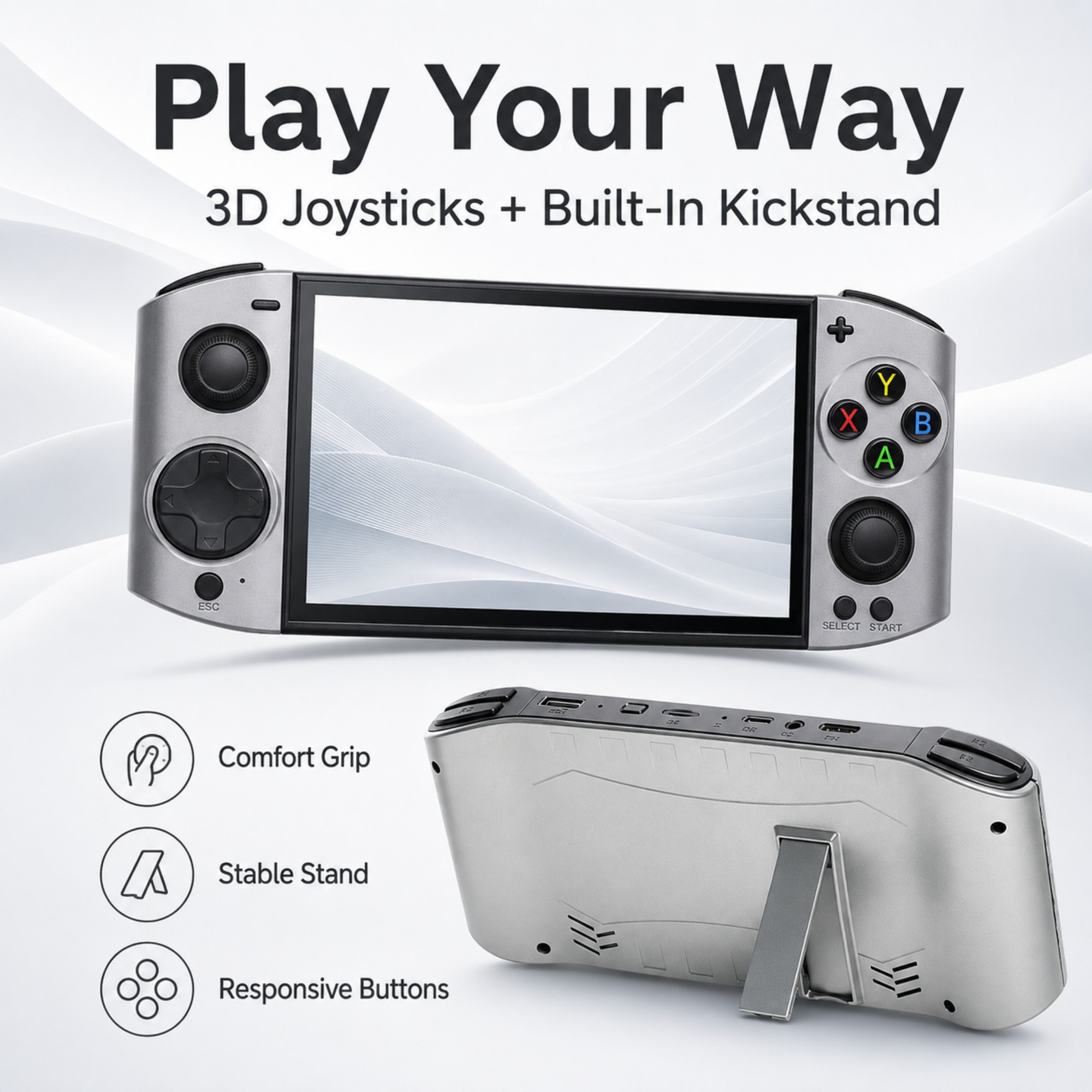 เครื่องเล่นเกมพกพา 09 Ultra หน - Gaming Console Os บทวิจารณ์และราคา