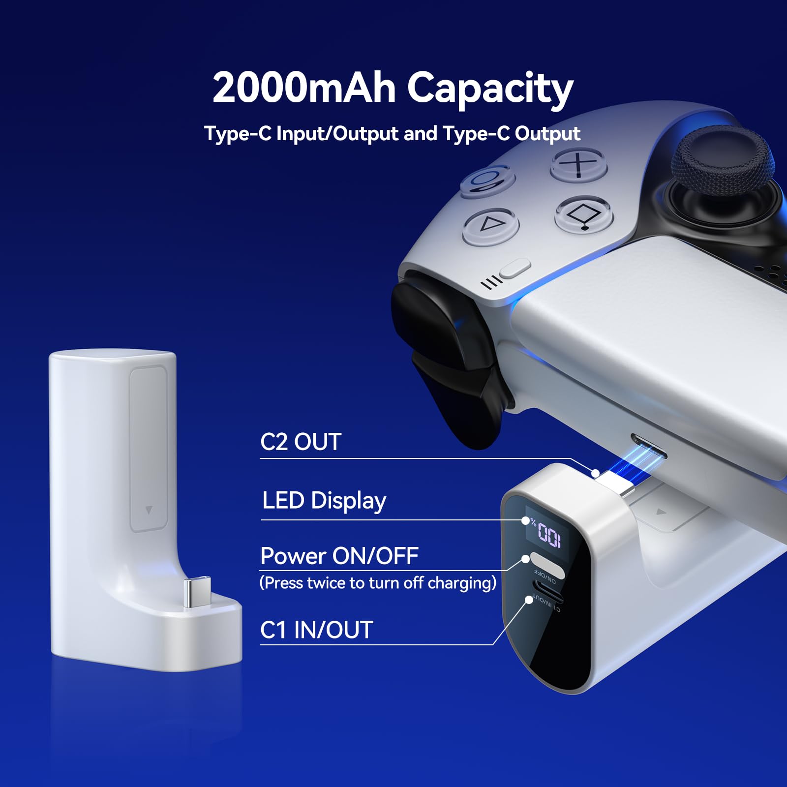 เครื่องชาร์จสำหรับคอนโทรลเลอร์ - Sony Controller Dualsense บทวิจารณ์และราคา