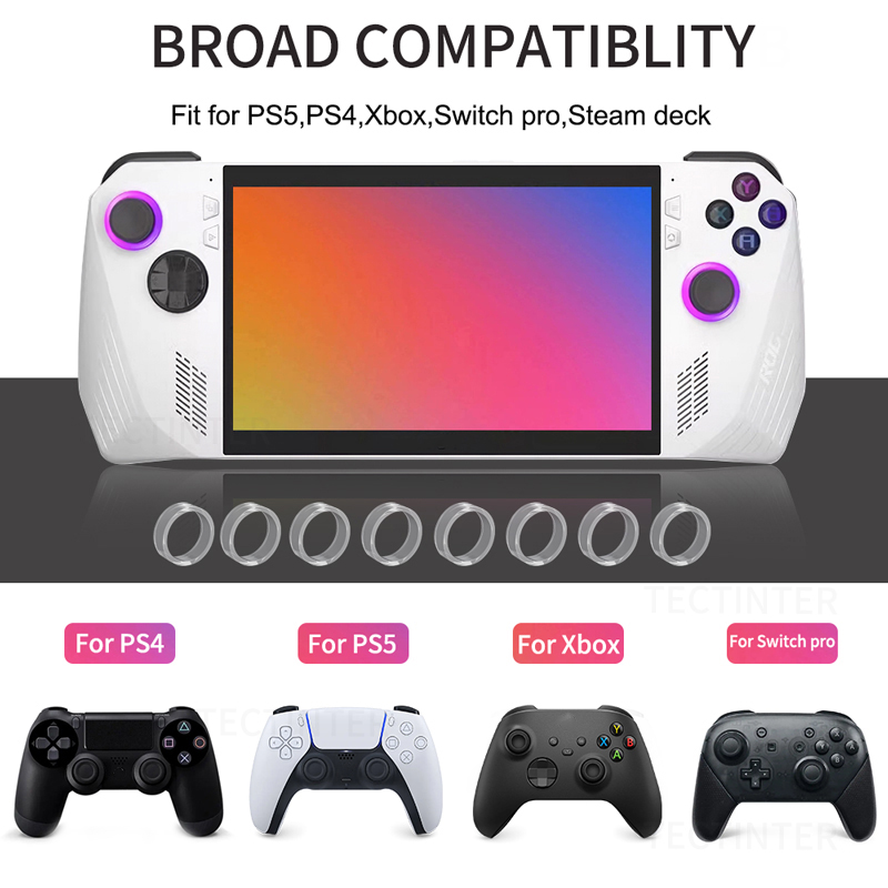 4/8 ชิ้น วงแหวนยางป้องกันจอยสต - Gaming Console Monitor บทวิจารณ์และราคา