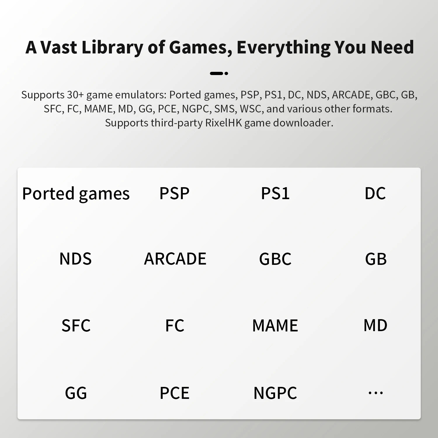 เครื่องเล่นเกมพกพา Anbernic RG - Gaming Console Years บทวิจารณ์และราคา