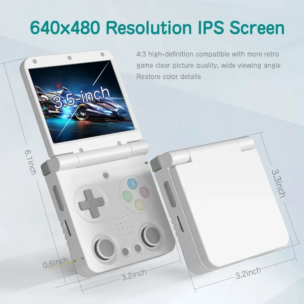 เครื่องเล่นเกมพกพา MIYOO Flip  - Gaming Console Os บทวิจารณ์และราคา