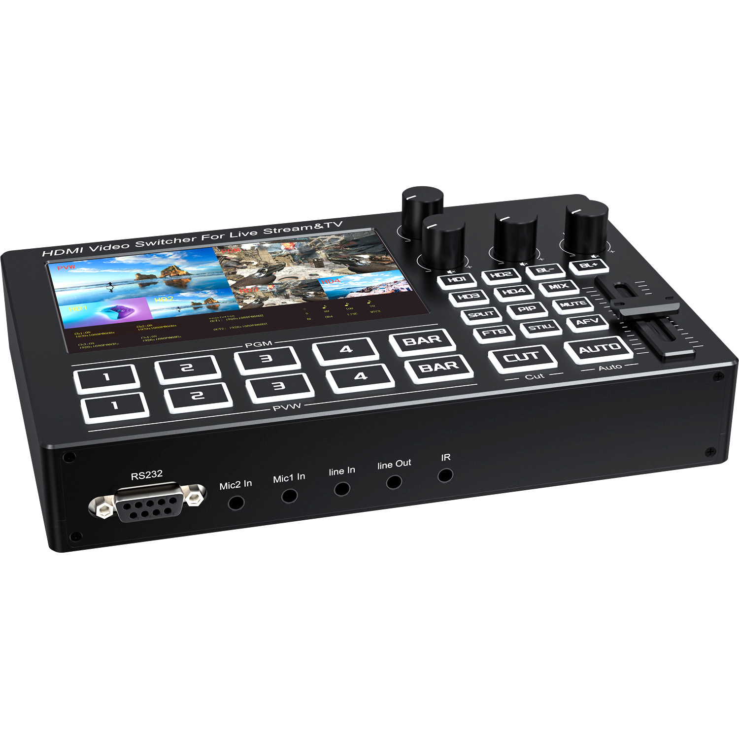 เครื่องผสมสัญญาณวิดีโอแบบสตรีม - Gaming Console Monitor บทวิจารณ์และราคา