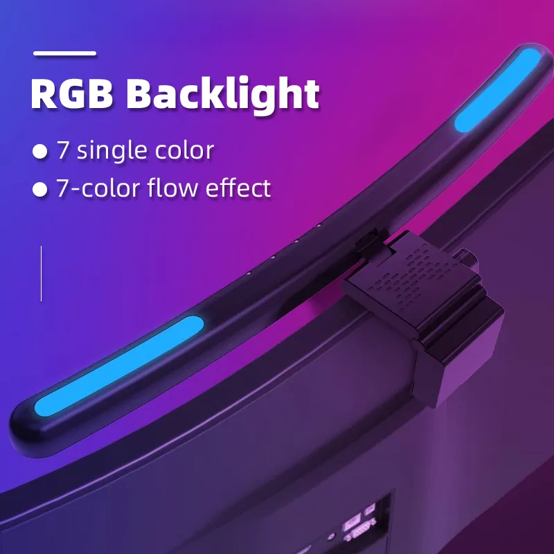 โคมไฟหน้าจอแอลอีดีโค้ง USB RGB - Gaming Console Monitor บทวิจารณ์และราคา